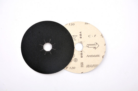 Disque papier abrasif Ø140 gr.220 étoilé